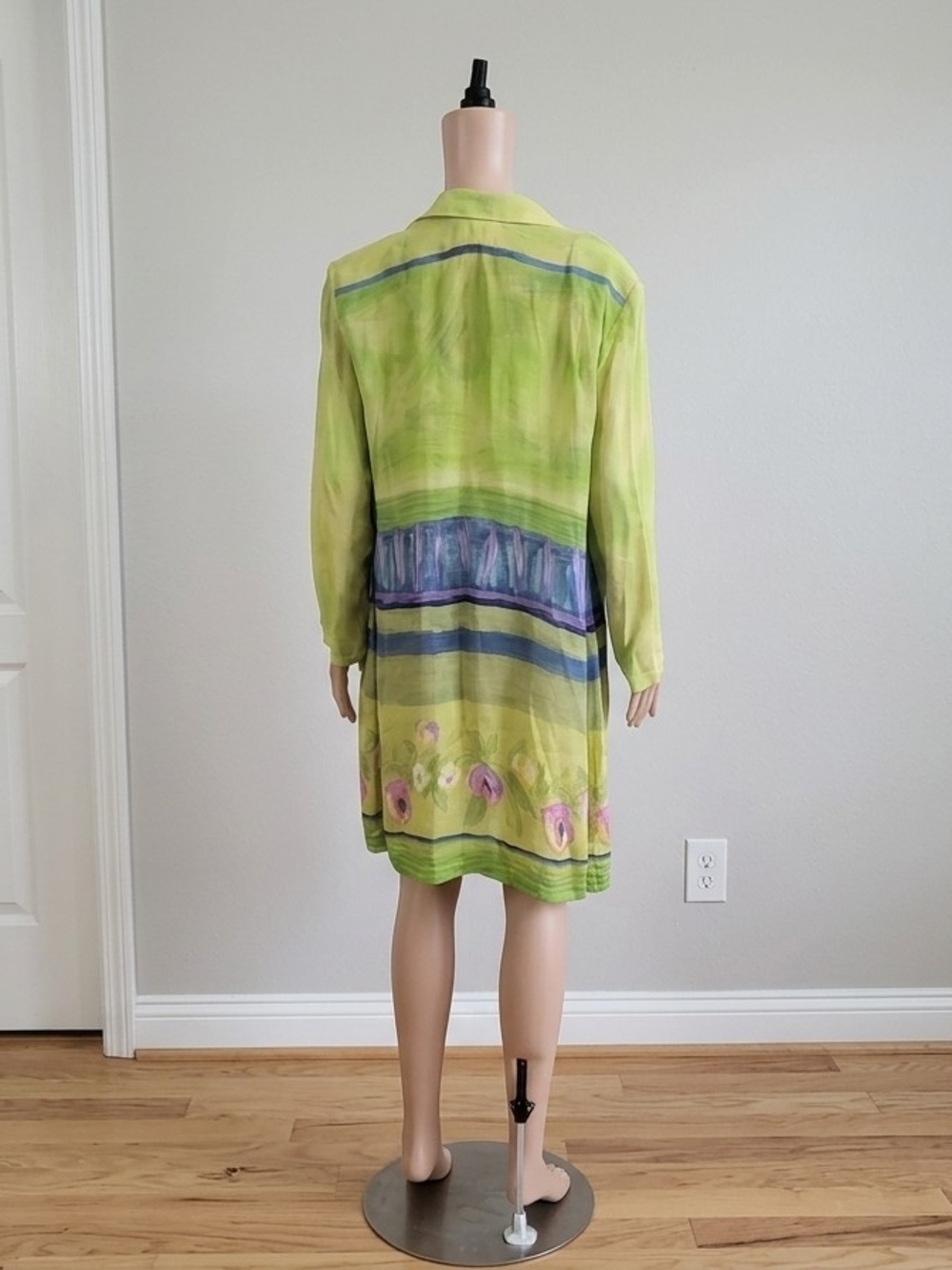 Vintage Joseph Ribkoff 2-Piece Dress & Duster Jacket Set Size 12 Pre-owned - Picture 4 of 16